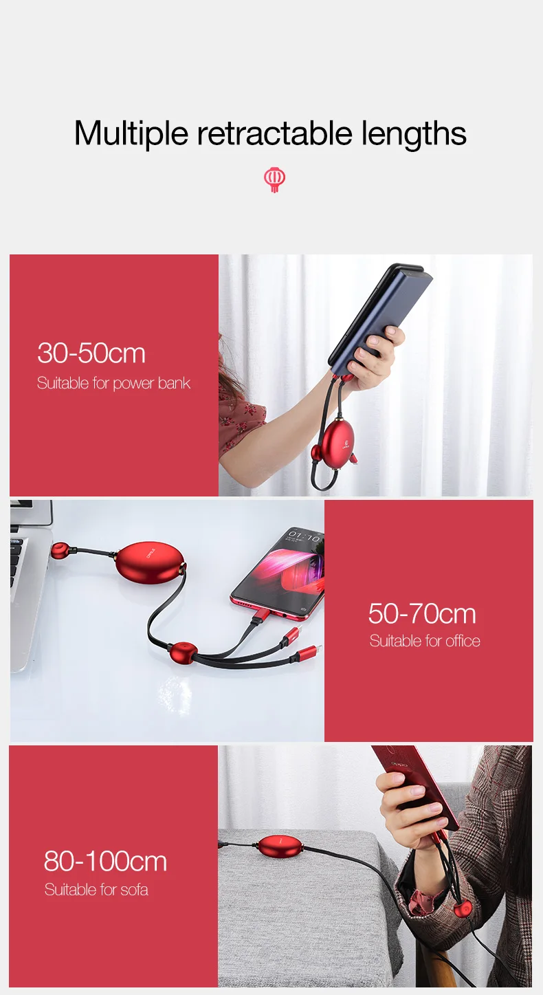 3 in 1 Retractable cable for iphone huawei xiaomi samsung   (10)