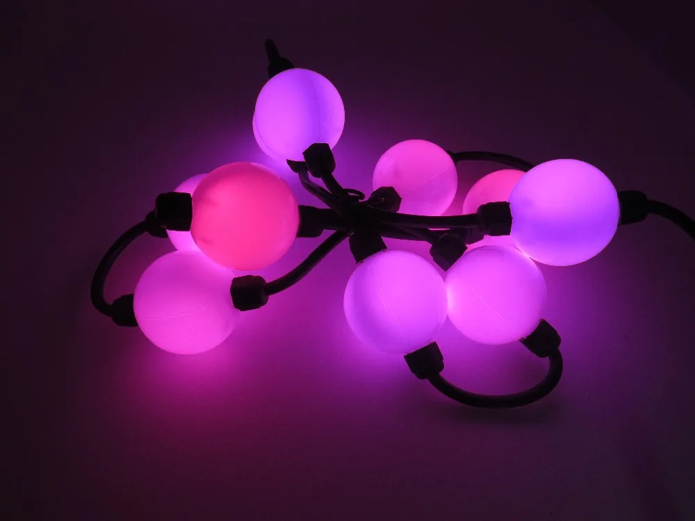 UCS1903 D50mm 6LED s RGB Водонепроницаемый светодиодный пиксельный шар 3535 SMD чип 6