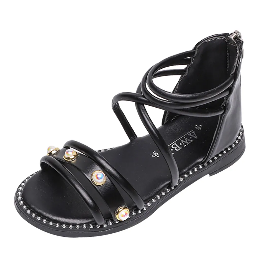 

Baby Kids Fashion Roman Shoes Children Boys Girls Summer Beach Flat With Shoes Rome Style Female Sandal Casual Sandals Shoes #89