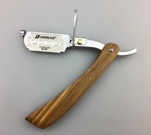 Traditional Razor Holder Wood Handle Professional Men Manual Beard Shaver Holder Rack Without Blade Classic Old Series Razor