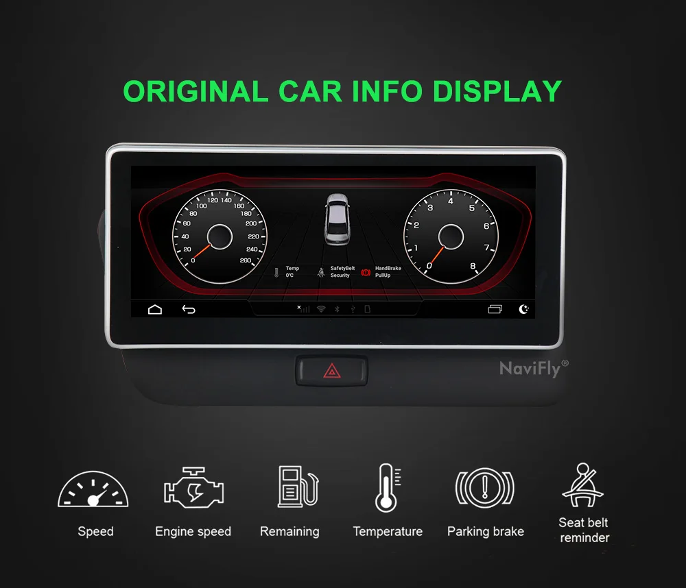 NaviFly 10,2" 3 ГБ+ 32 ГБ Android автомобильный dvd gps плеер для Audi Q5 2009- головное устройство 4G LTE wifi BT зеркальное соединение