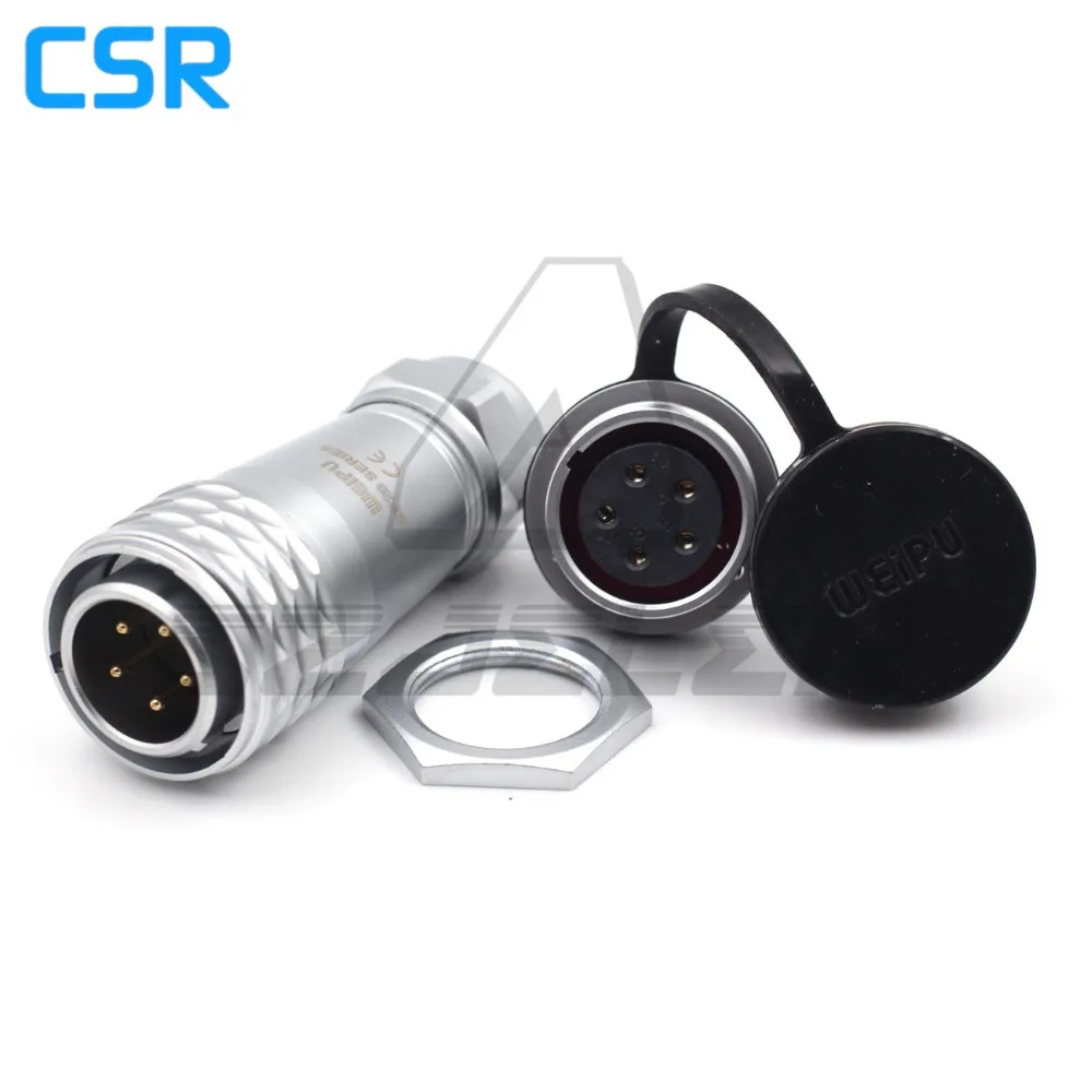 

WEIPU SF20 5pin Waterproof connector Male and female connectors , Circular Plug and Sockets M12 Power Waterproof Connector ip67