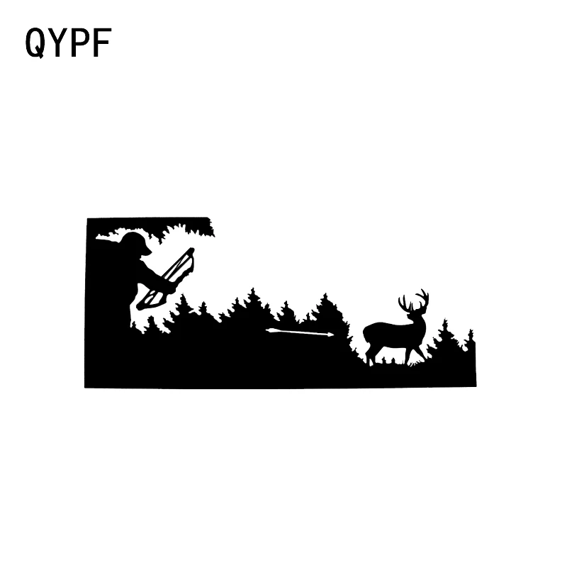 QYPF 16 5*7 2 см графический декор для охотничьего оленя стикеры моделирования