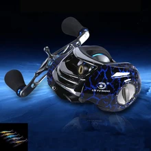 Lie Yu Wang 14+ 1 Подшипники Передаточное отношение: 6,3: 1 Рыболовная катушка Капля воды колесо с сумкой Левая Правая рука новое поступление