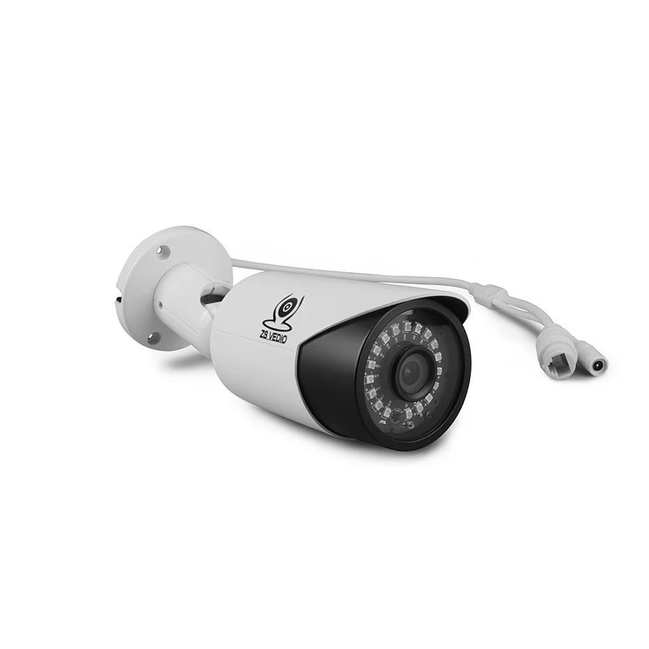 ZSVEDIO Seetong H.265 POE 5.0MP IP камера Onvif P2P металлический корпус Открытый водонепроницаемый
