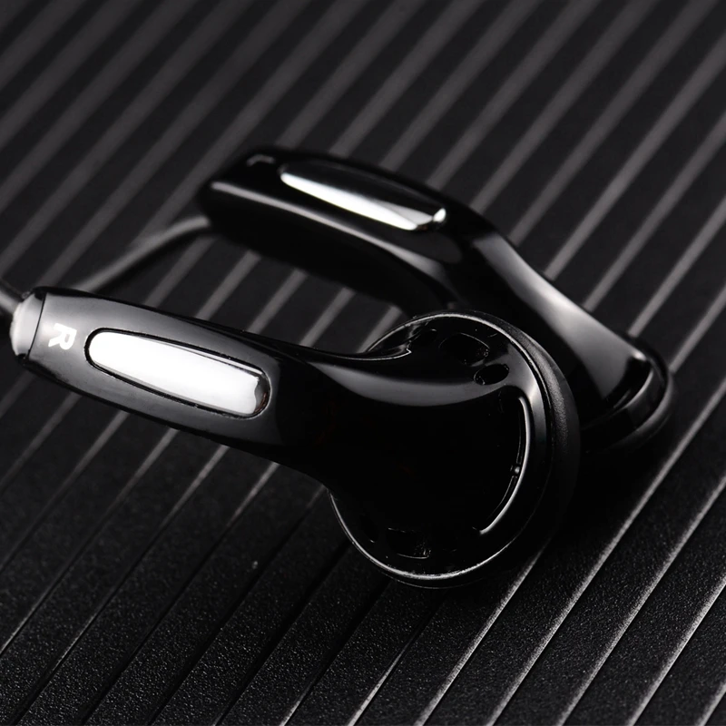 HANGRUI Qian25 Dynamic Flat Head Plug Earphone 3.5mm In ear Headset HIFI Earphone Bass Earbud For iphone xiaomi Smartphone MP3 (4)