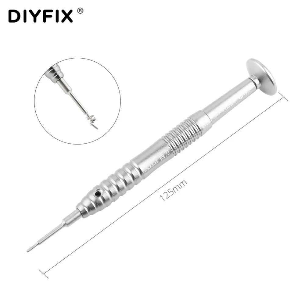Прецизионная 3D отвертка DIYFIX Y0.6 0 8 Pentalobe 1 5 2 Cross T2 Torx для iPhone XR XS инструменты