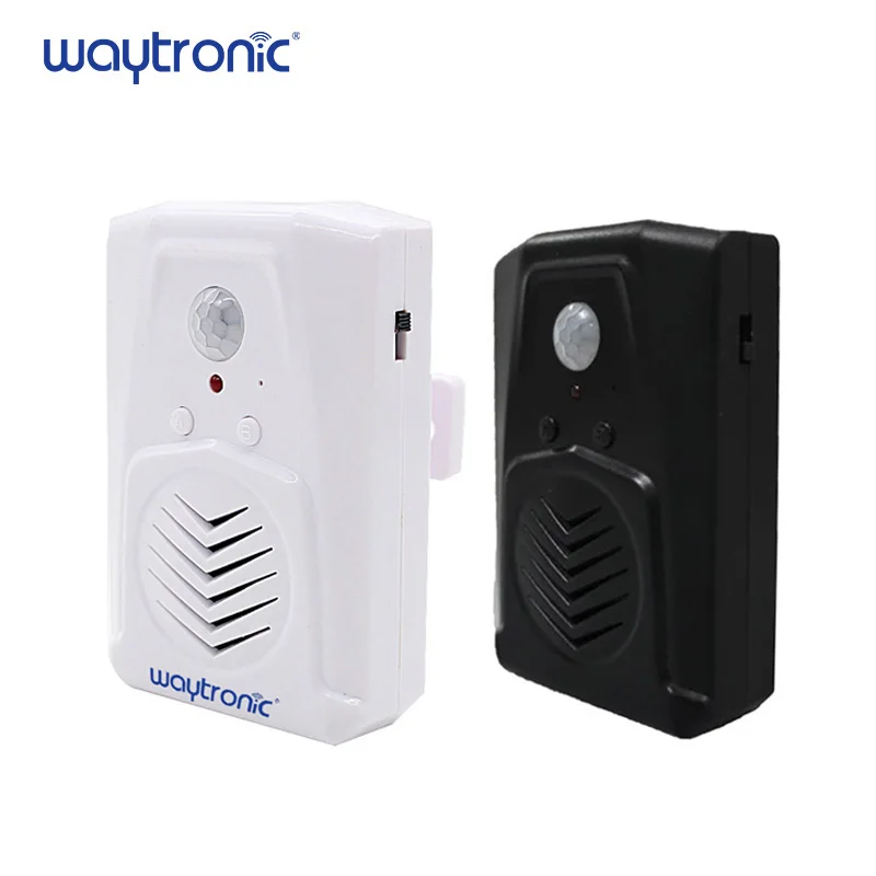 

Long Range Cordless PIR Infrared Motion Sensor Alarm Audio Doorbell Speaker with USB Power for Halloween Christmas