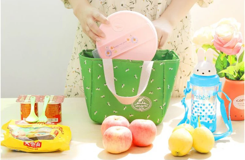 Baby Insulation Milk Bottle Bags Portable Flower Baby Care Mummy Food Infant Breast Milk Keep Warm Beach Vacation Tote BB5105 (36)