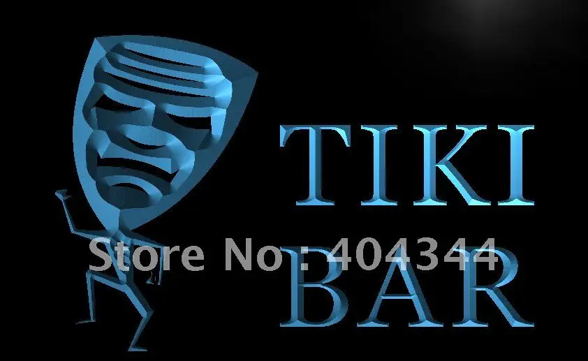 LB734- Tiki маска для бара Забавный бар паб пиво светодиодный светодиодная неоновая