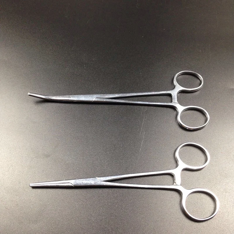 

16cm 18cm Fly Fishing Locking stright Elbow Scissor Pliers Hemostat Fishing Decoupling Device Take Hook Remover Tool Equipment