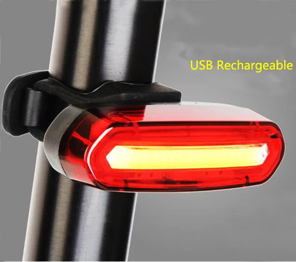 Велосипедный фонарь USB перезаряжаемая велосипедная лампа светодиодный задний