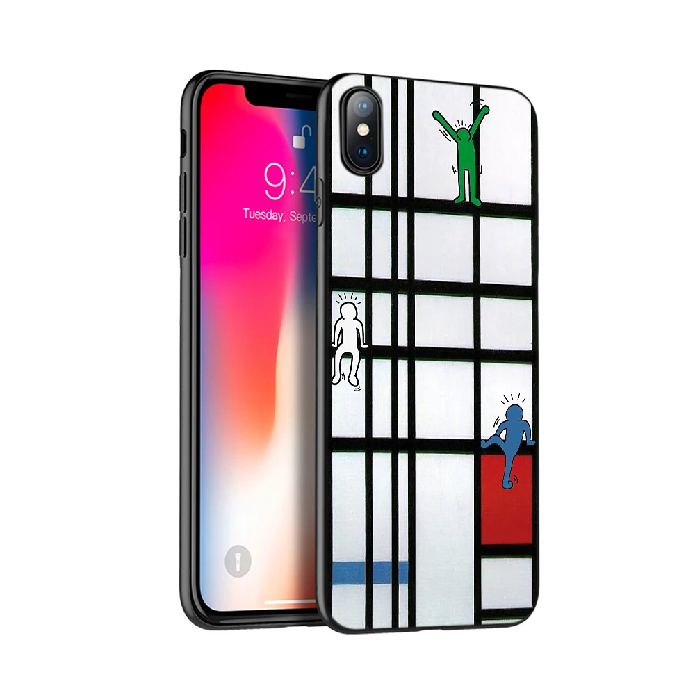 Черный чехол из ТПУ для iphone 5 5s SE 2020 6 6s 7 8 plus x 10 силиконовый XR XS 11 pro Max с изображением