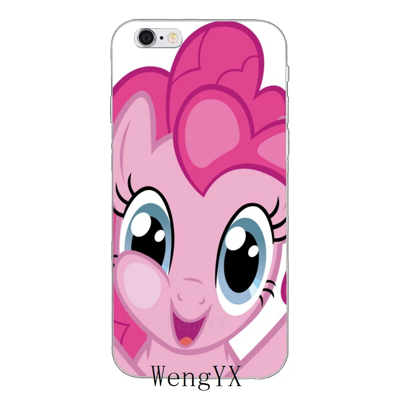 Тонкий мягкий чехол для телефона с рисунком из мультфильма red my little pony Pinkie Pie Xiaomi Mi