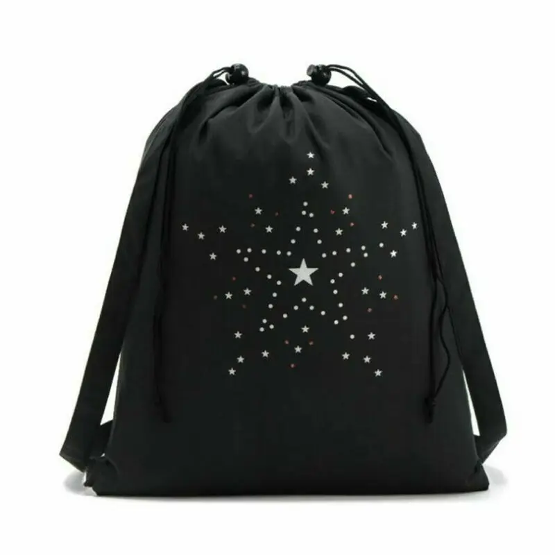Новая брендовая черная сумка рюкзак на шнурке спортивная обувь для плавания школьная сумка для книг