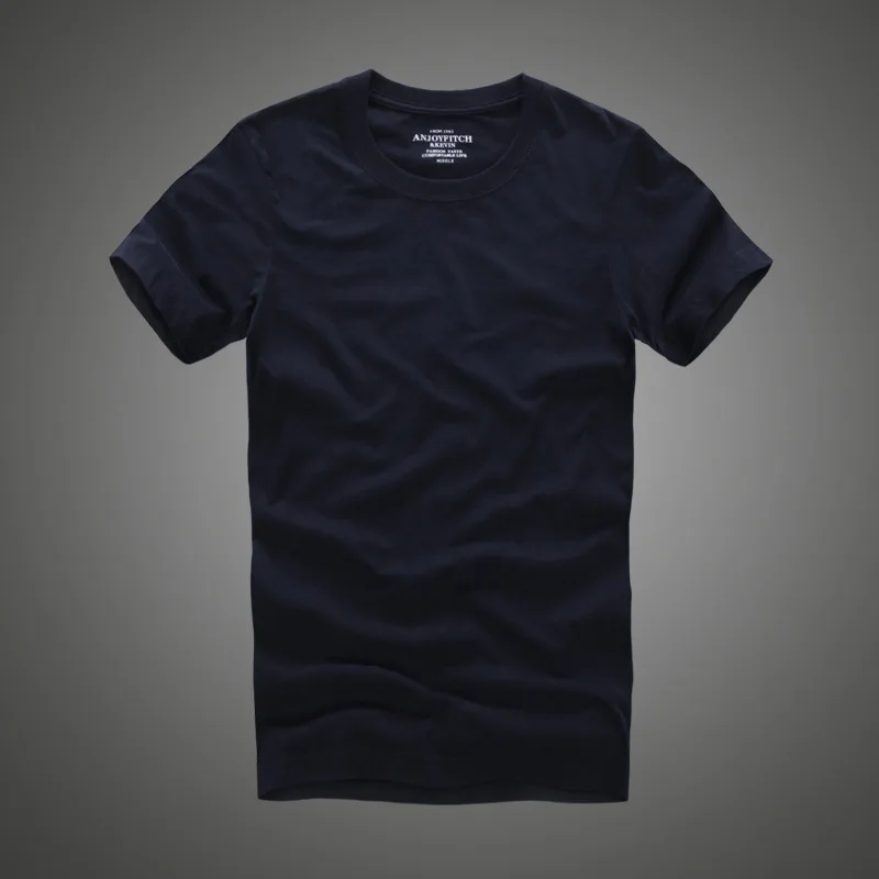 

Men af t-shirt 100% cotton solid O-Neck short sleeve tshirt high quality