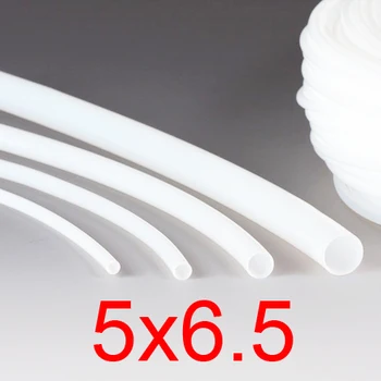 

5mm ID 6.5mm OD 5x6.5 PTFE tube tubing,polytef HOSE,white 3D printer F4 Corrosion Resistance Polytetrafluoroetylene pipe