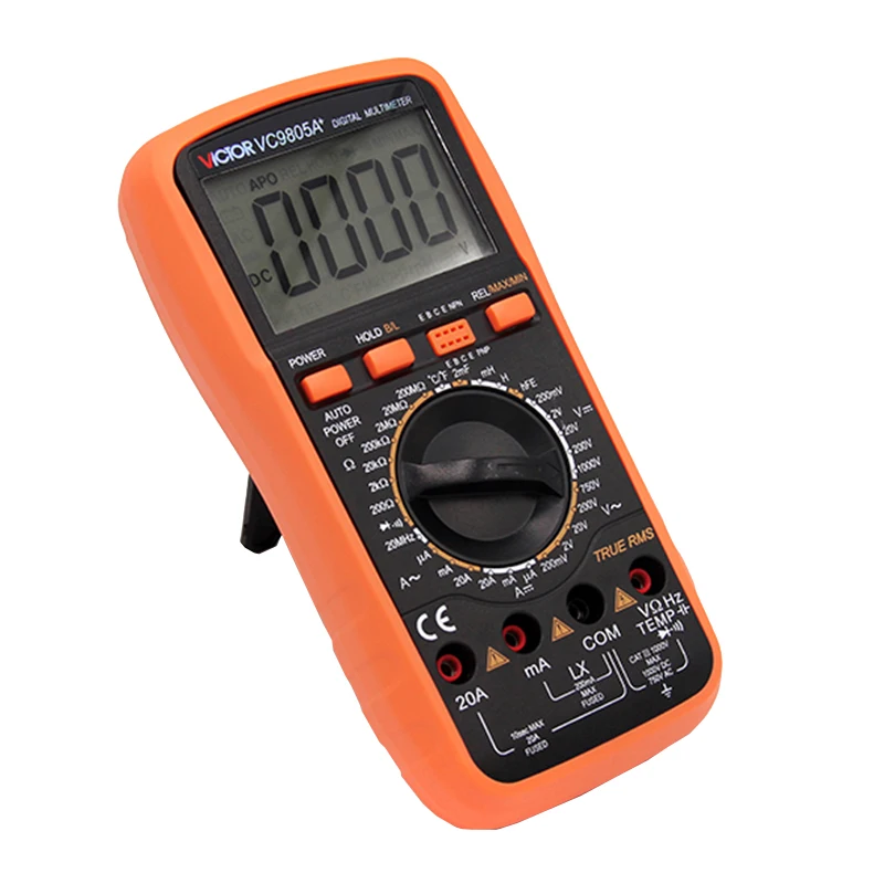 Victor VC9805A+ Digital Multimeter 2000 Counts Amp Resistance