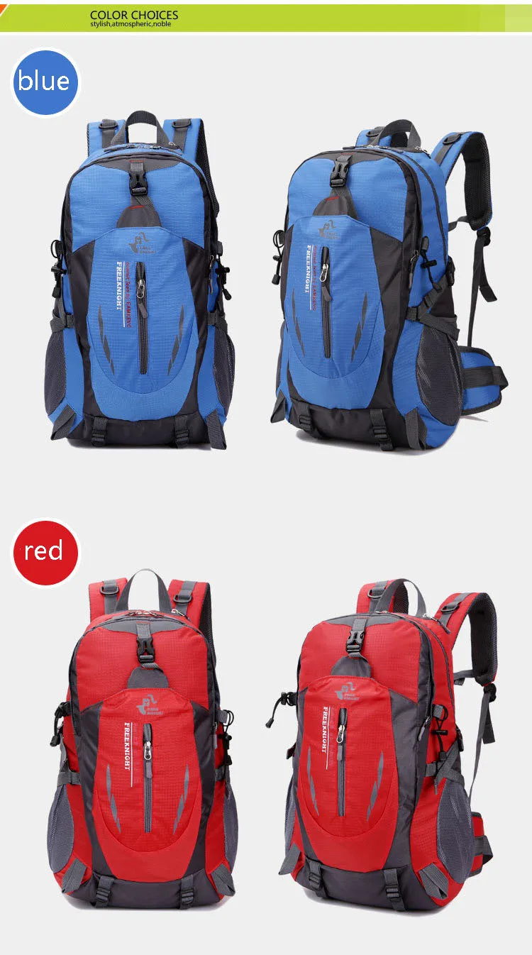 Открытый альпинизм сумка большая емкость нейлоновая сумка Мужская и Женская дорожная походная сумка рюкзак для пикника Сумки для