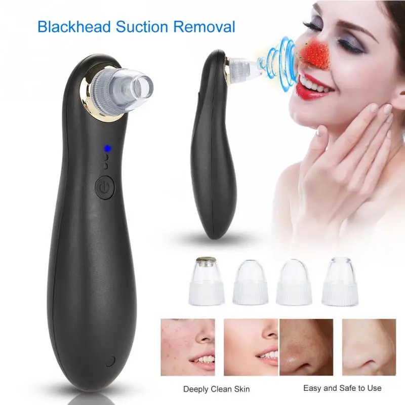 Vacuum Pore Cleaner Electronic Blackhead Acne Suction Removal Skin Care Face Cleanser Blackhead