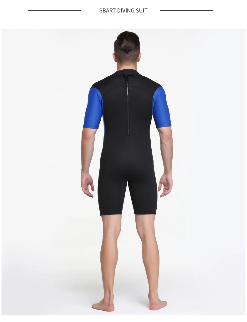 Sbart 2 мм мужской короткий костюм для дайвинга цельный уплотненный термальный зимний плавательный Рашгард Для Сноркелинга сёрфинга Дайвинг