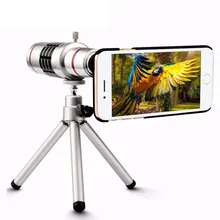 18x Оптический зум телескоп Объективы для телефонов для Apple IPhone 5 5S SE 6 6S 7 Plus с мини-штатив и задняя крышка