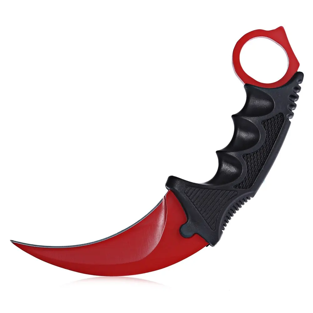 Дешевый Тактический военный армейский нож CS GO Counter Strike Karambit Кемпинг фиксированные ножи охотничьи ножи инструмент выживания нож Карманный