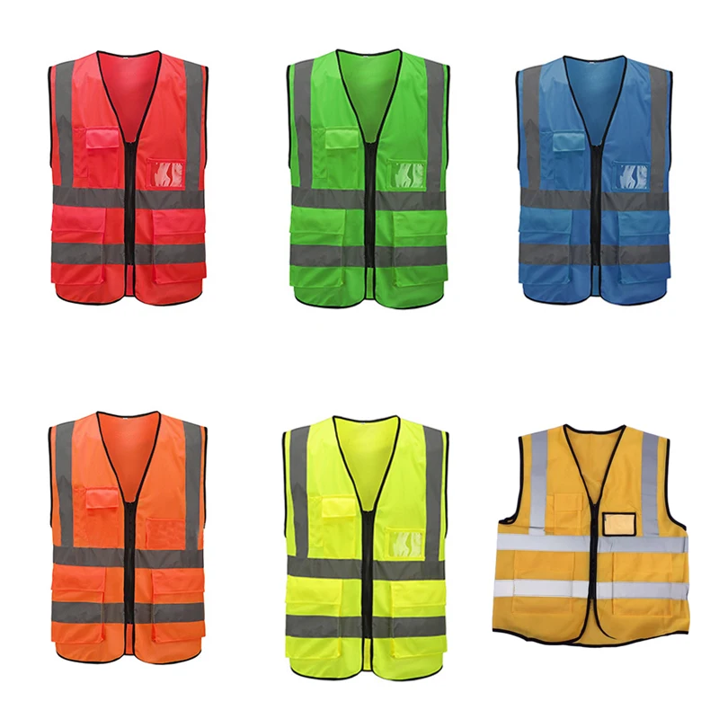 Hoomall Reflective Vest Print Reflective Riding Safety Clothing Road