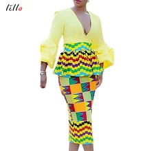 Африканская Женская плиссированная юбка с принтом, летняя, большой размер, новинка, облегающая юбка, Женская Ретро Юбка, Женская юбка, элегантная темпераментная w