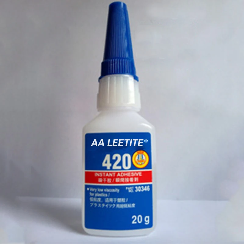 Клей Loctte 409 Отличная прочность и хорошая тиксотропия наполнения зазор применим к металлической пластиковой резине 1 шт. х 20 г
