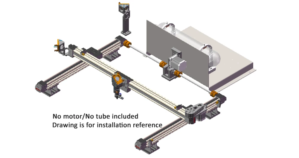 Assembly laser XY motion system