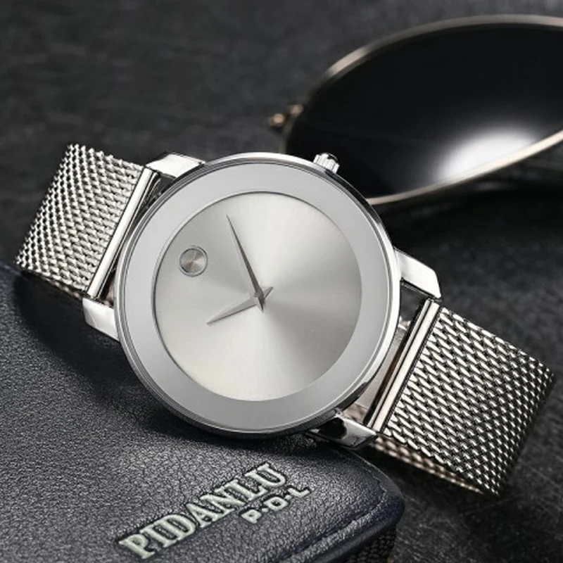 

Relogio Masculino Simple Steel Watch Male Waterproof Quartz Watch Men's Fashion Watches Top Brand Luxury Clock Men Casual Table