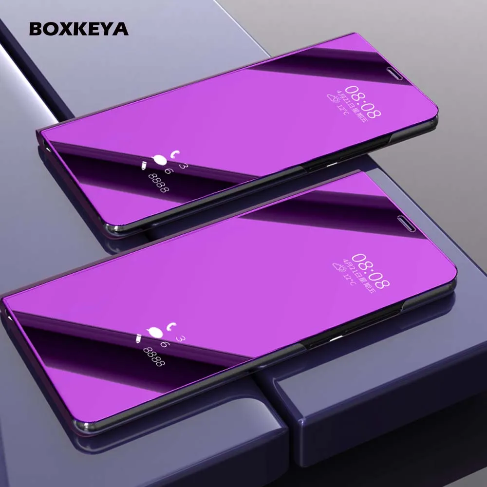 Откидной зеркальный чехол для Sony Xperia XZ с подставкой откидной кожаный XZ3 XZ5 4 5 10 Plus |