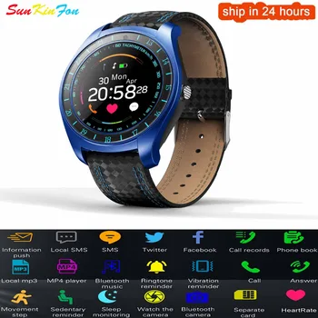 

A24 Bluetooth Smart Watch Phone Sport Smartwatch Pedometer Heart Rate Monitor SIM Card Wristwatch for Huawei Mate RS 10 Pro 10
