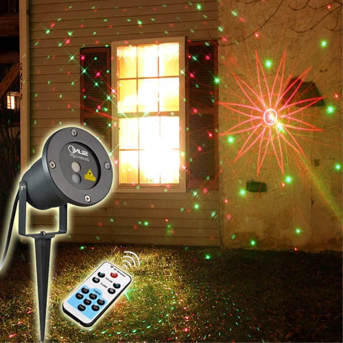 Outdoor IP65 Waterproof Laser Light Outdoor Christmas Lights Projector Garden Grass Landscape Decorative Lights With 8 Patterns Outdoor IP65 Waterproof Laser Light Outdoor Christmas Lights Projector Garden Grass Landscape Decorative Lights With 8 Patterns