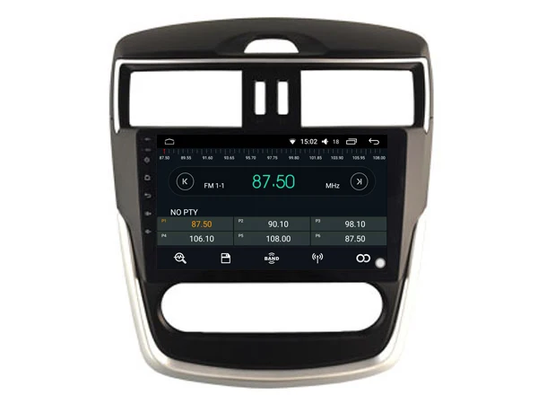 Cheap OTOJETA DSP stereo carplay android 8.1.2 car radio for Nissan TIIDA 2016 AT Gps navigation Ips screen video player tape recorder 4