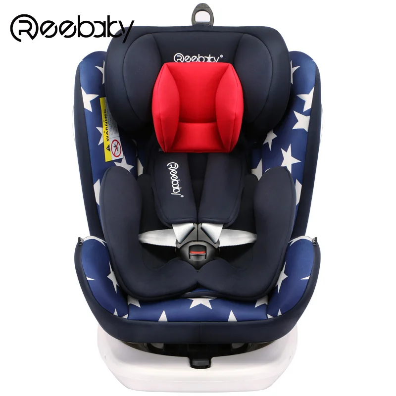 Reebaby Murphy автомобильное детское сиденье безопасности с Isofix интерфейс 0-12 лет ребенок может лежать детское автокресло с основанием - Цвет: Captain America