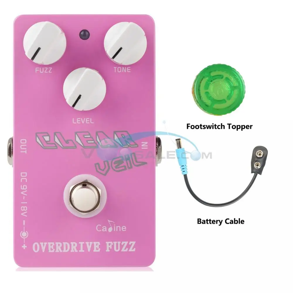 Caline CP-32 овердрайв Fuzz гитара Effet педаль Прозрачная Вуаль Эффект питания аксессуары