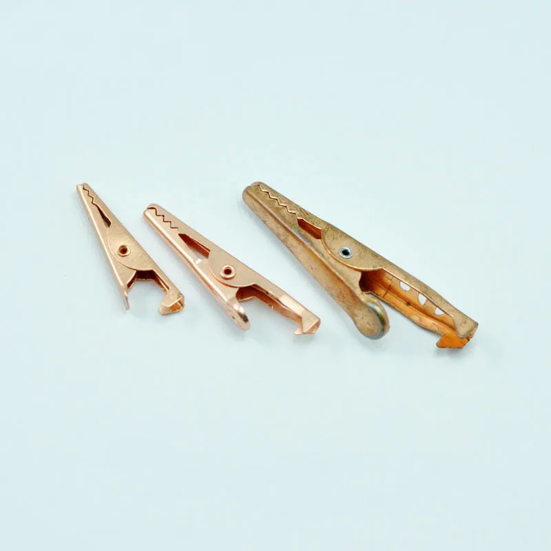 Free shipping 10pair high quality Medium 35mm Copper Alligator clip
