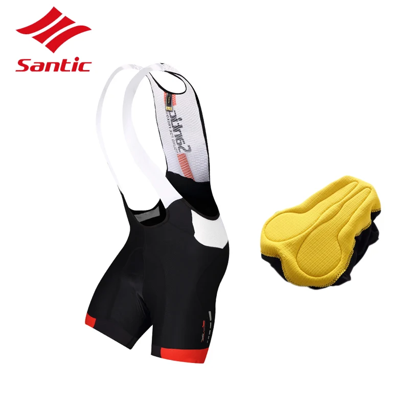 Santic Велосипед Шорты Pro Мягкий Мужчины MTB Шоссейные Триатлон Велосипедные Cuissard