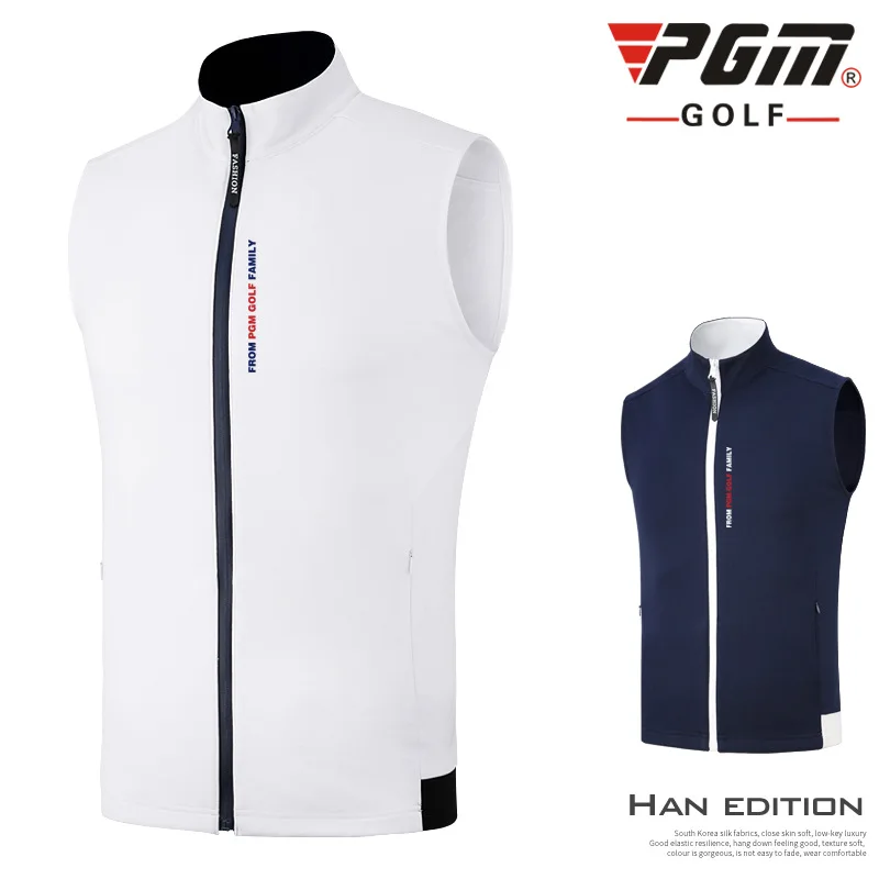 PGM одежда для гольфа мужская Броня зима и осень теплый жилет ветронепроницаемое пальто мужская верхняя жилетка для гольфа