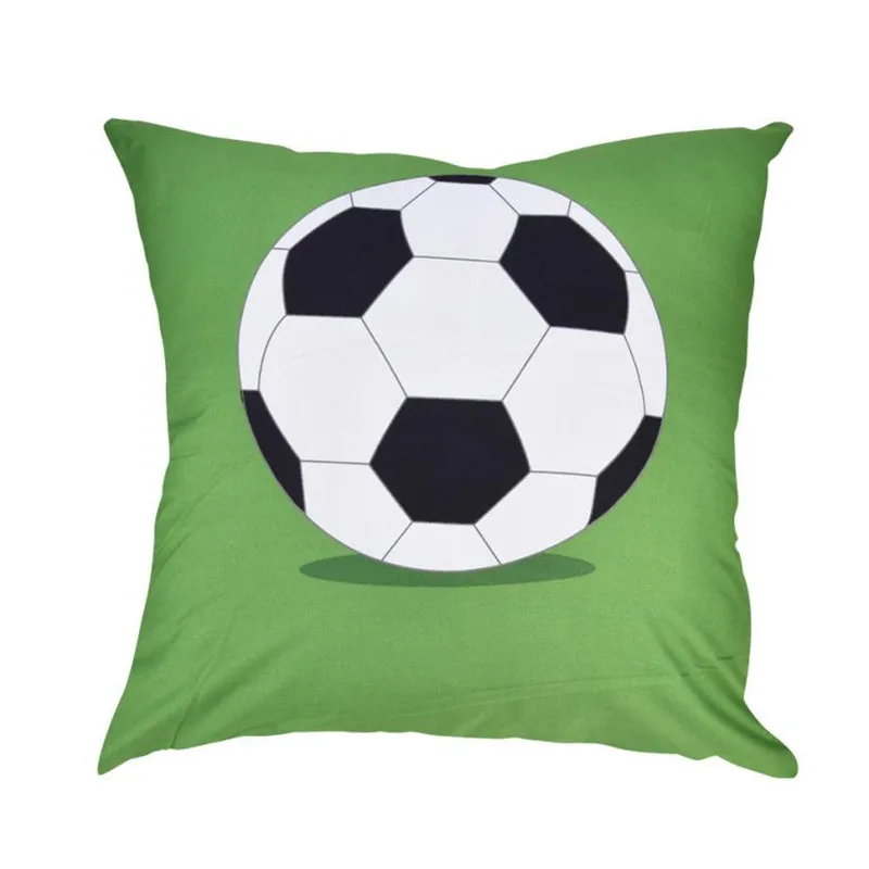 Soccor Print Pillow Case Polyester Sofa Car Cushion Cover Home Decor04