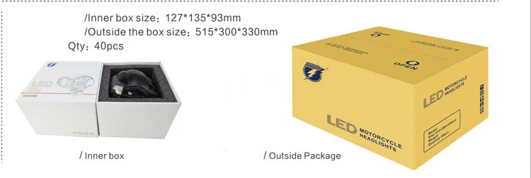  Motorcycle Fog light Universal 22-40mm IP65 LED Motorcycle Headlight With USB Charger For Yamaha Ka - 32819579528