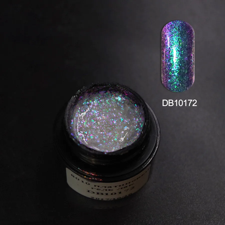 

MONASI Subtransparent Chameleon Starry Sky Nail Flakes Colorful Cloud Nail Art Golden Silver Glitter Sequins Powder Decoration