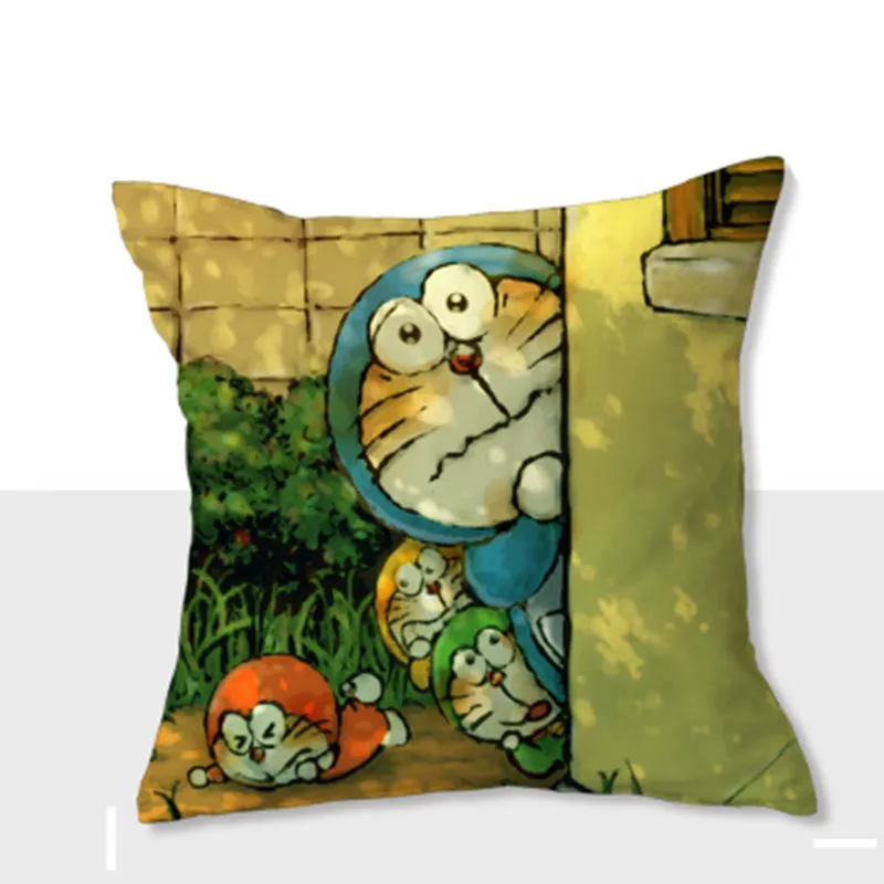 

Takashi Murakami Cartoon Doraemon Back Cushion Creative Cloth Art Pillow Office Waist Cushion Sofa Car Living Room Decor M979