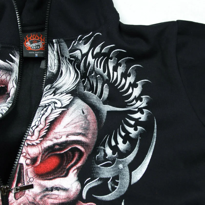 Luminous Skull Hoodie Men Women Sweatshirt Outerwear Male Tops Spring Hooded Jacket Coat Glow In The Dark Clothing  (6) - 