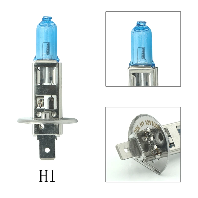 1 шт H1 100 W 12 V супер яркий белые Противотуманные фары галогенная лампа высокого