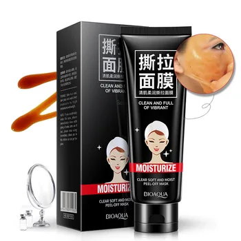 

BIOAQUA Blackhead Remover Mask Face Care Pore Strip Black Mask Deep Clean Skin Care Peeling Acne Treatment Nose Mask 60g*1