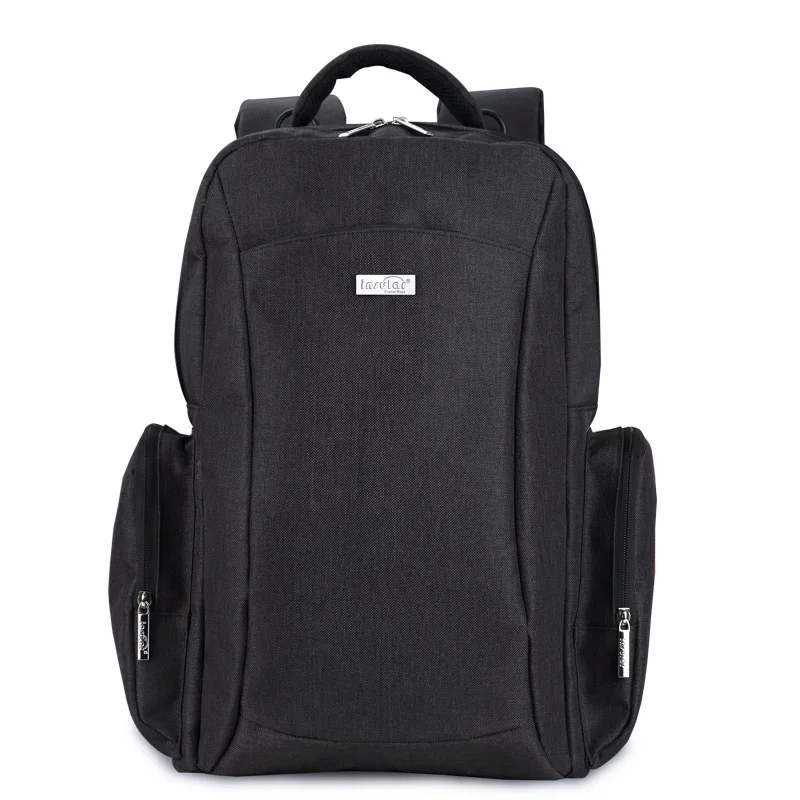 Многофункциональная многофункциональная большая сумка для подгузников, рюкзак, дорожная сумка для подгузников, детские сумки с лямками для коляски/сменными подушечками/мокрой сумкой/коробкой - Цвет: Charcoal