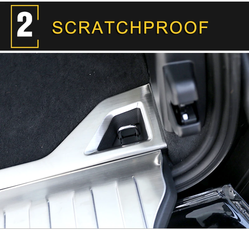 Для BMW X5 G05 автомобильный Стайлинг задняя дверь багажник бампер защитный чехол для крыла Подоконник Накладка рамка наклейка аксессуары